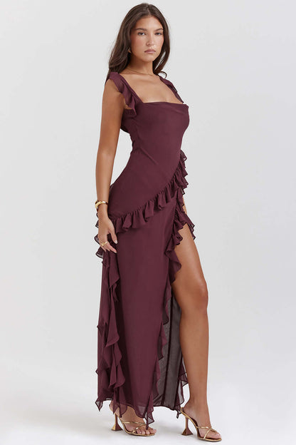 Women’s Ruffle Maxi Dress