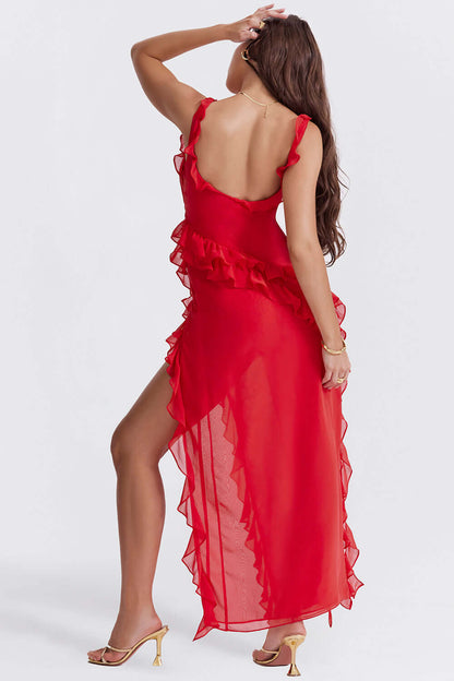 Women’s Ruffle Maxi Dress