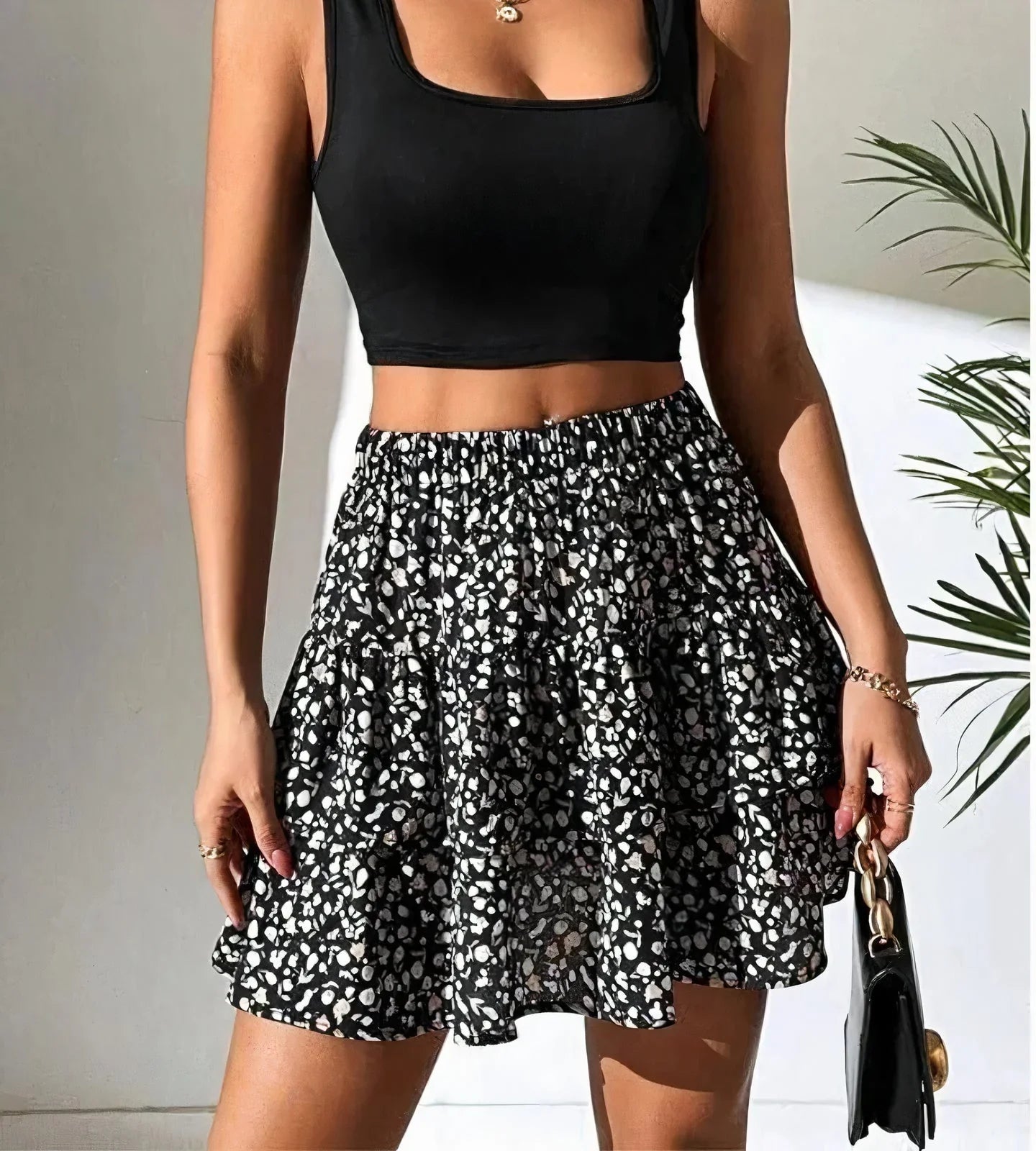 Women’s Ruffle Mini Skirt