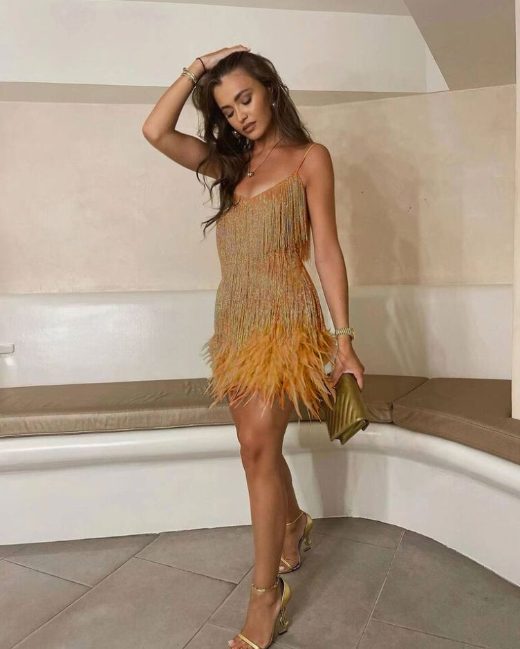 Women’s Sleeveless Sequin Mini Dress