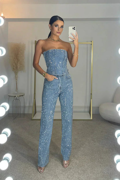Women’s Strapless Jumpsuit