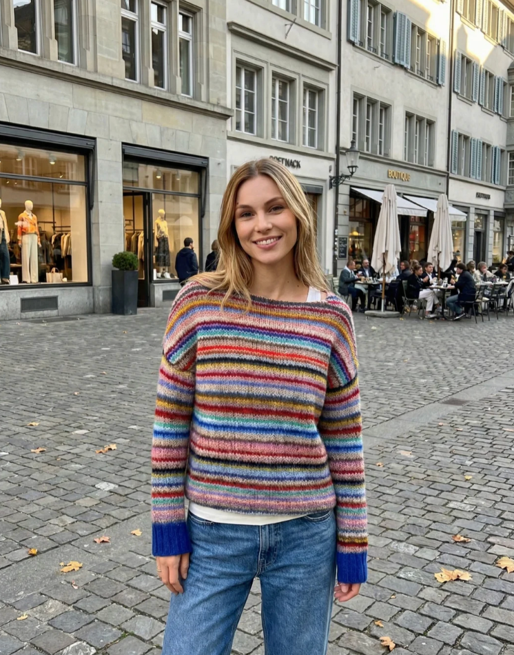 Women’s Striped Knit Sweater