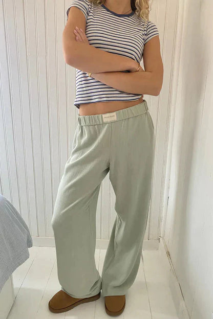Women’s Striped Wide Leg Pants