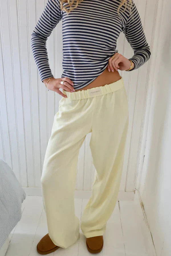 Women’s Striped Wide Leg Pants
