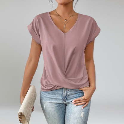 Women’s V Neck Twist Top