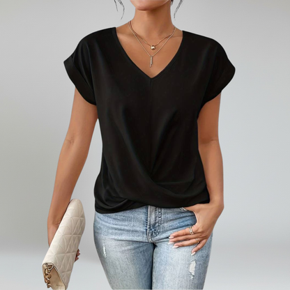 Women’s V Neck Twist Top